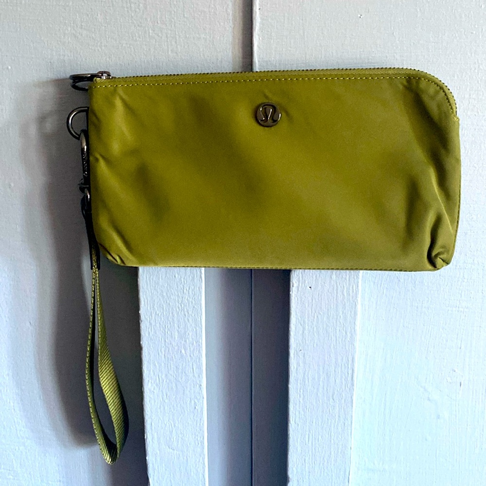 Lululemon curved wristlet.